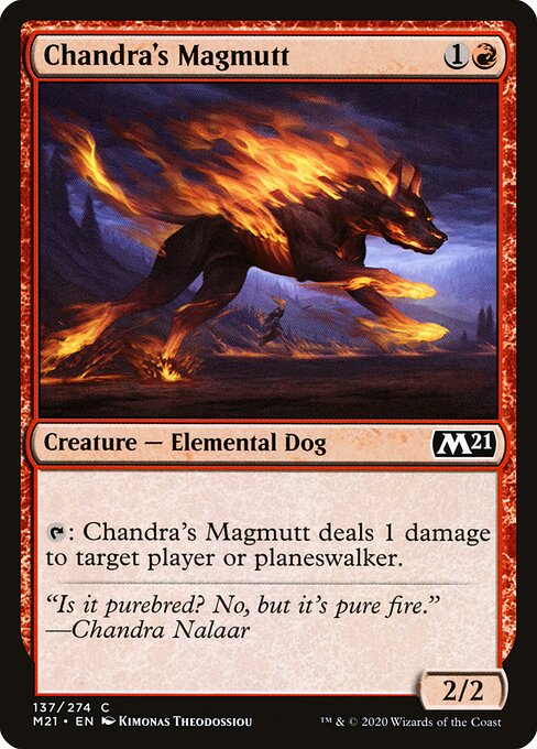 Chandra's Magmutt - Core Set 2021 Magic card