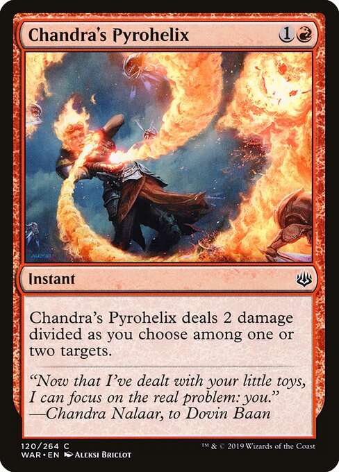 Chandra's Pyrohelix - War of the Spark Magic card