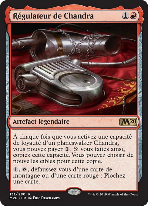 Regulador de Chandra (Chandra's Regulator) - Core Set 2020 (#131) - Illustrated by Eric Deschamps - Magic: The Gathering Card