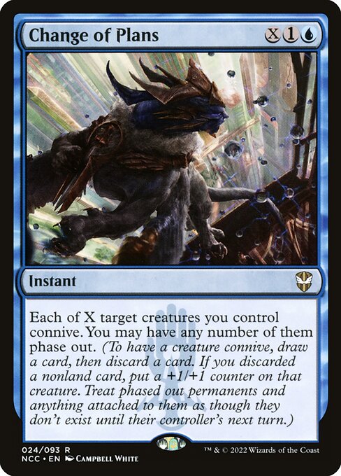 Change of Plans - New Capenna Commander Magic card