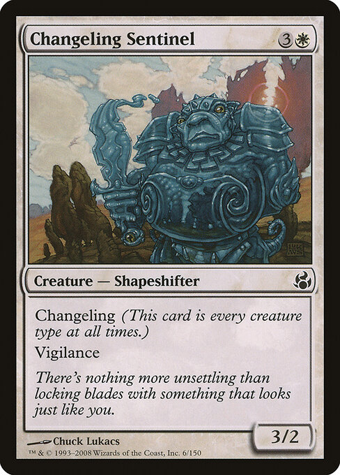 Changeling Sentinel - Morningtide Magic card