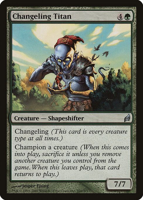 Changeling Titan - Lorwyn Magic card