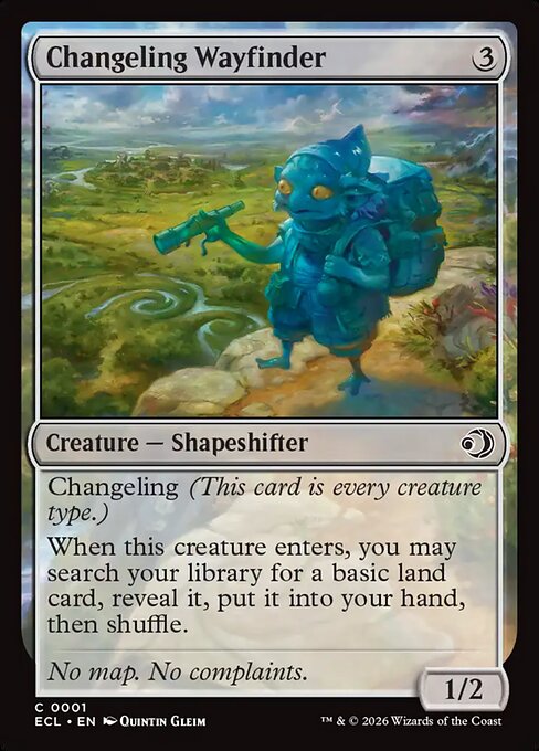 Changeling Wayfinder - Lorwyn Eclipsed Magic card