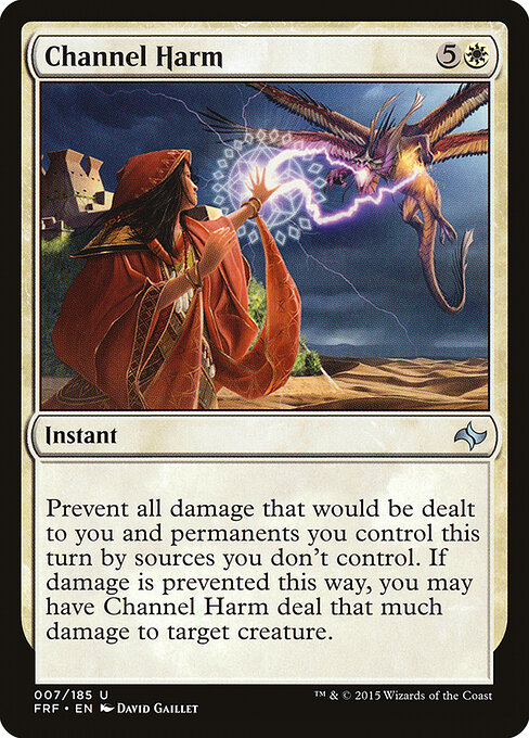Channel Harm - Fate Reforged Magic card