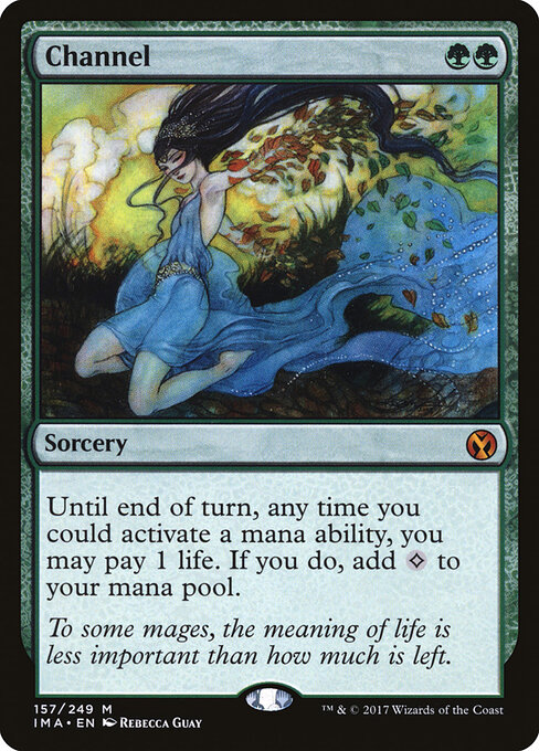 Channel - Iconic Masters Magic card