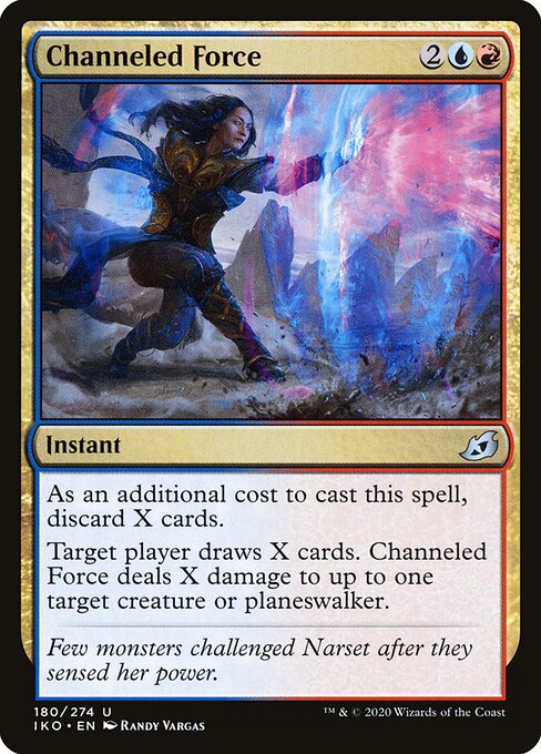 Channeled Force - Ikoria: Lair of Behemoths Magic card