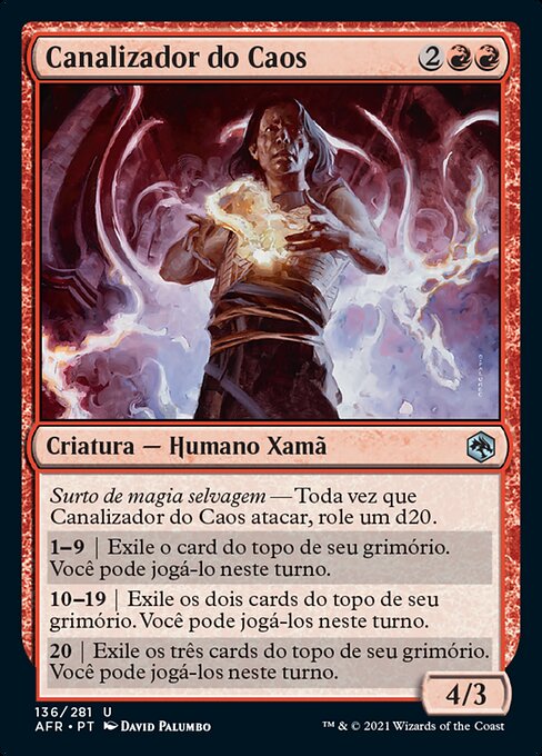 Chaos Channeler - The List (#AFR-136) - Illustrated by David Palumbo - Magic: The Gathering Card