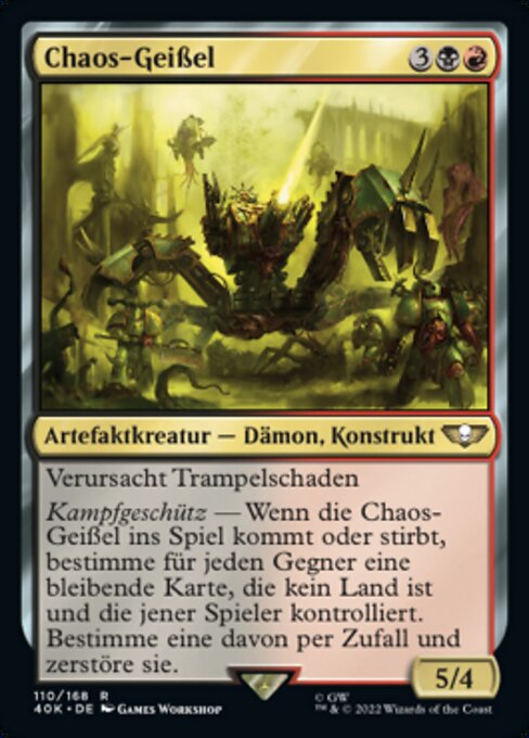 Defiler du Chaos (Chaos Defiler) - Warhammer 40,000 Commander (#110) - Illustrated by Games Workshop - Magic: The Gathering Card