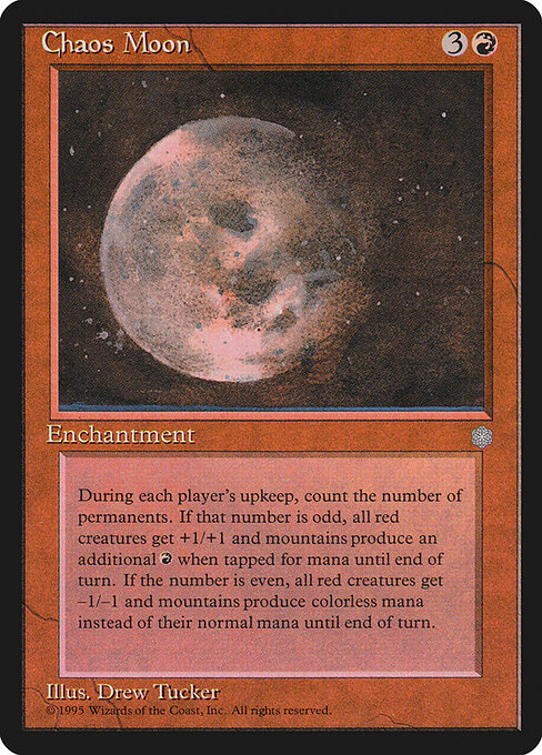 Chaos Moon - Ice Age Magic card