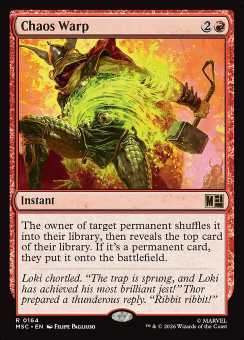 Chaos Warp - Marvel Super Heroes Commander Magic card