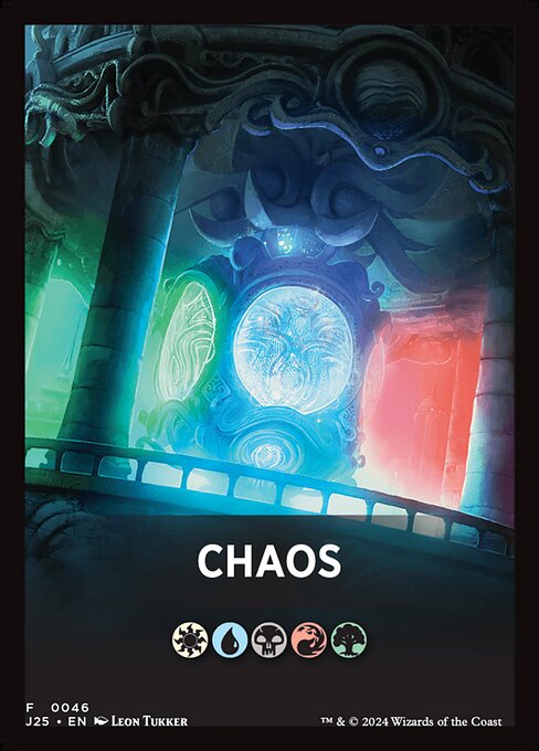 Chaos - Foundations Jumpstart Front Cards (#46) - Illustrated by Leon Tukker - Magic: The Gathering Card