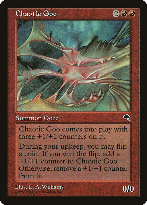 Chaotic Goo - Tempest Magic card