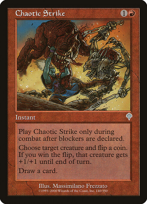 Chaotic Strike - Invasion Magic card