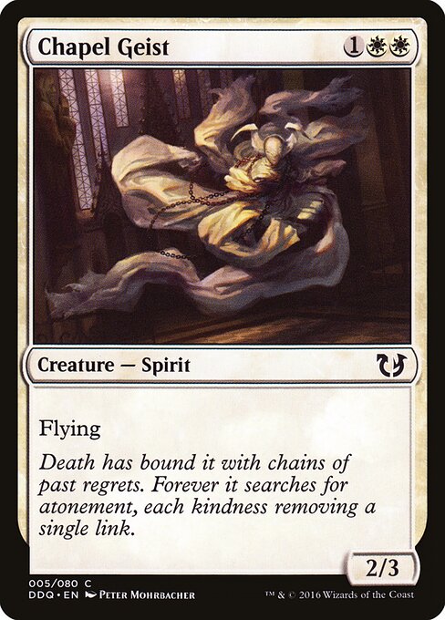 Chapel Geist - Duel Decks: Blessed vs. Cursed Magic card