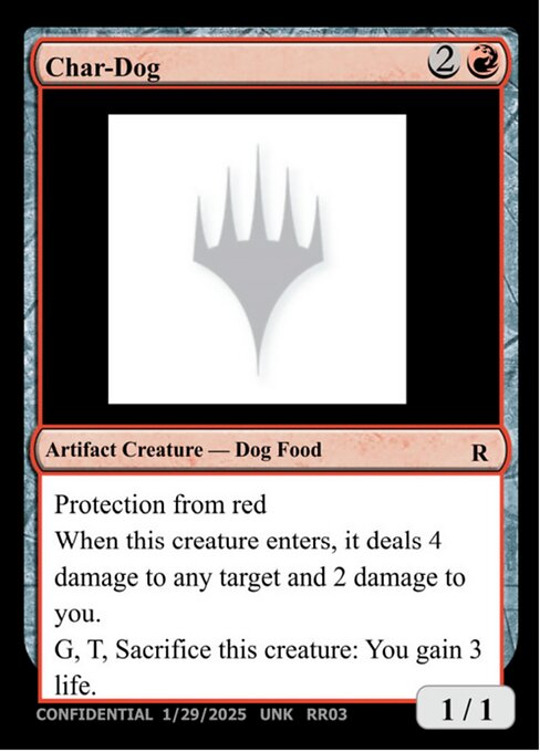 Char-Dog - Unknown Event Magic card