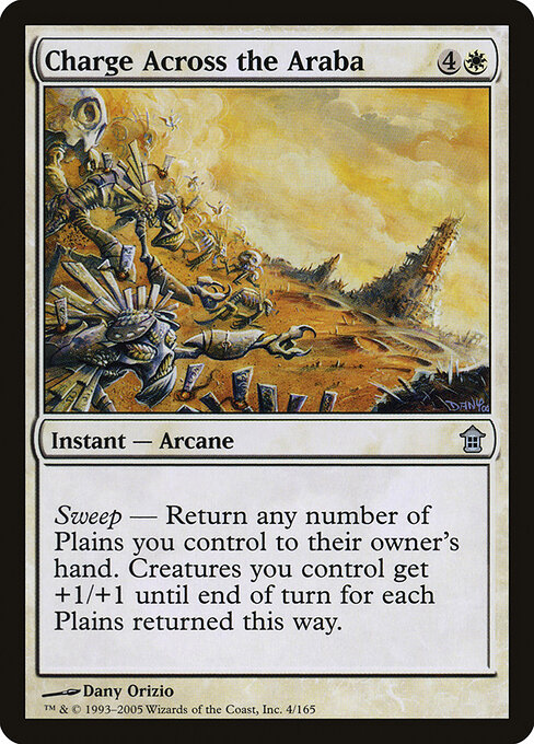 Charge Across the Araba - Saviors of Kamigawa Magic card