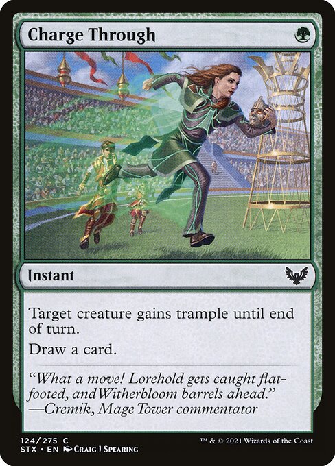 Charge Through - Strixhaven: School of Mages Magic card