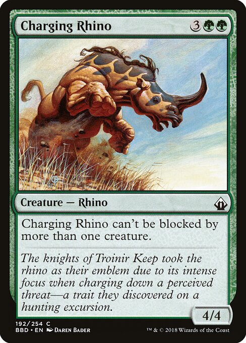 Charging Rhino - Battlebond Magic card