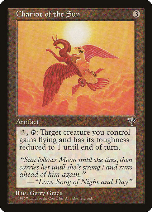 Chariot of the Sun - Mirage Magic card