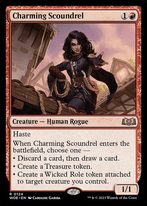 Charming Scoundrel - Wilds of Eldraine Magic card