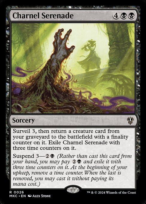 Charnel Serenade - Murders at Karlov Manor Commander (#26) - Illustrated by Alex Stone - Magic: The Gathering Card