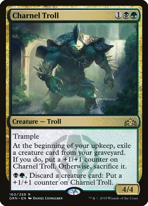Charnel Troll - Guilds of Ravnica Magic card