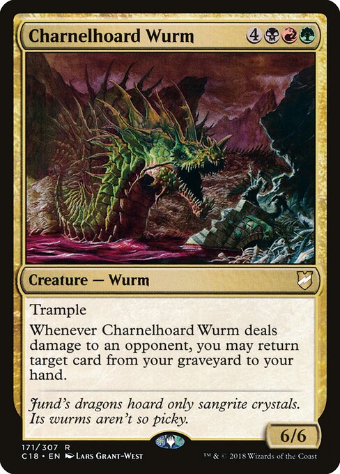 Charnelhoard Wurm - Commander 2018 Magic card