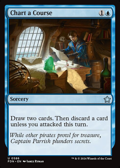 Chart a Course - Foundations Magic card