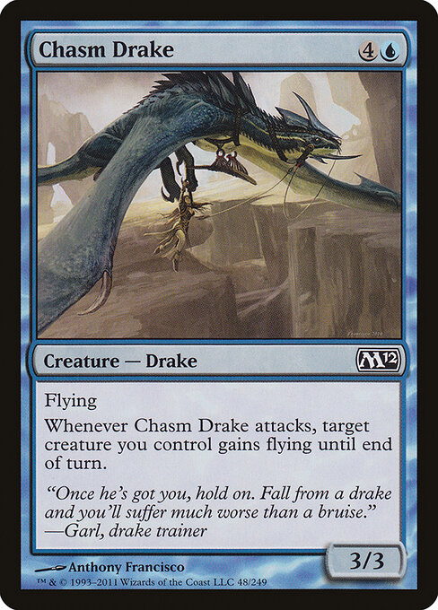 Chasm Drake - Magic 2012 Magic card