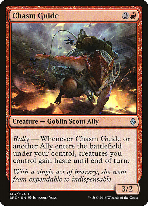Chasm Guide - Battle for Zendikar Magic card