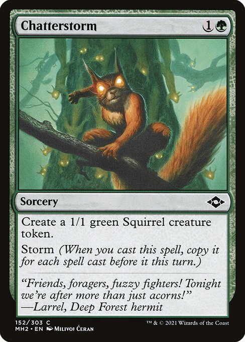 Chatterstorm - Modern Horizons 2 Magic card