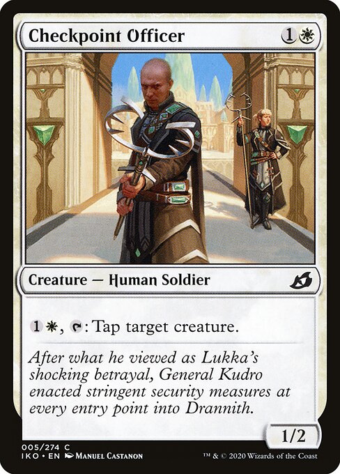 Checkpoint Officer - Ikoria: Lair of Behemoths Magic card