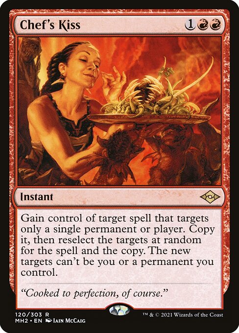 Chef's Kiss - Modern Horizons 2 (#120) - Illustrated by Iain McCaig - Magic: The Gathering Card