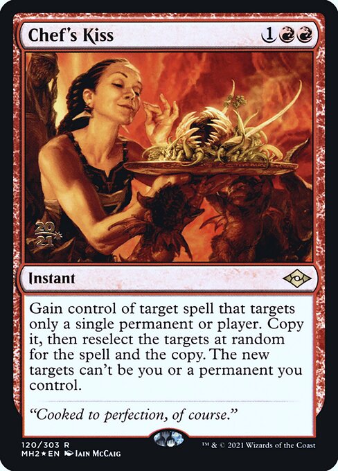 シェフのおすすめ (Chef's Kiss) - Modern Horizons 2 (#120) - Illustrated by Iain McCaig - Magic: The Gathering Card