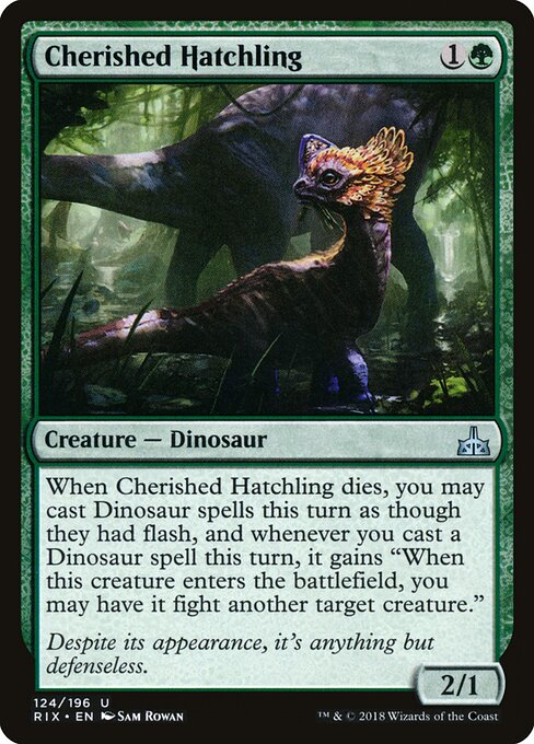 Cherished Hatchling - Rivals of Ixalan Magic card