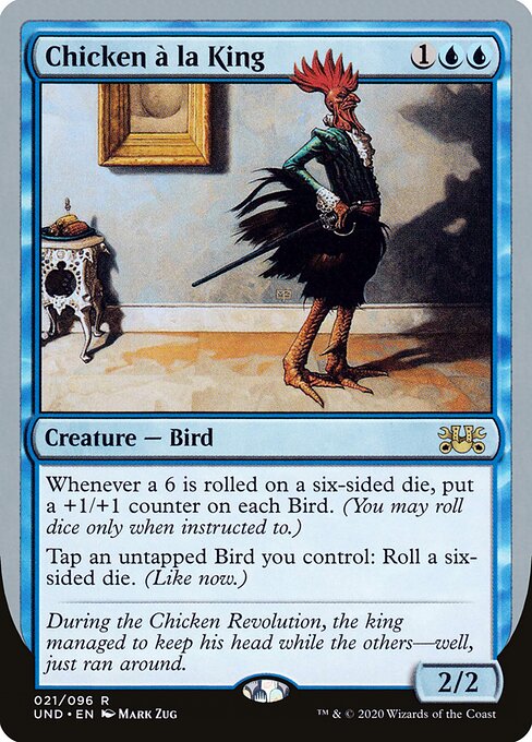 Chicken à la King - Unsanctioned Magic card