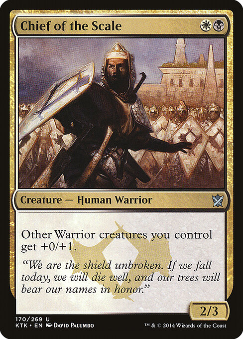 Chief of the Scale - Khans of Tarkir Magic card