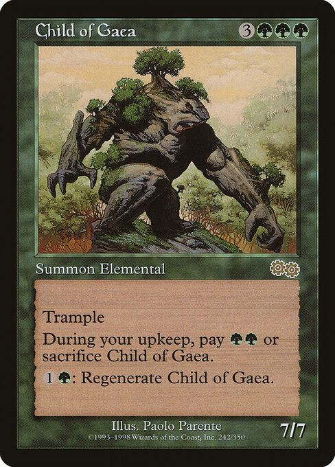 Child of Gaea - Urza's Saga Magic card