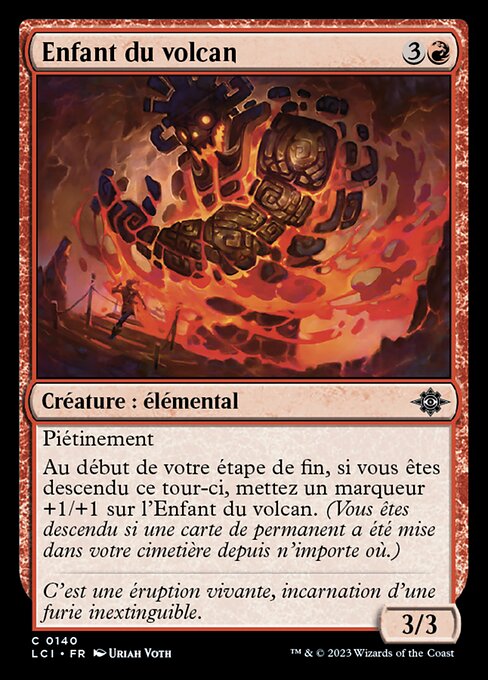 Kind des Vulkans (Child of the Volcano) - The Lost Caverns of Ixalan (#140) - Illustrated by Uriah Voth - Magic: The Gathering Card
