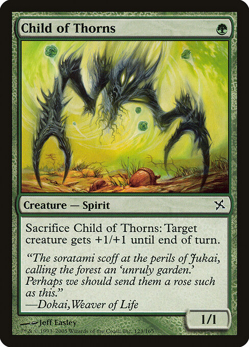 Child of Thorns - Betrayers of Kamigawa Magic card