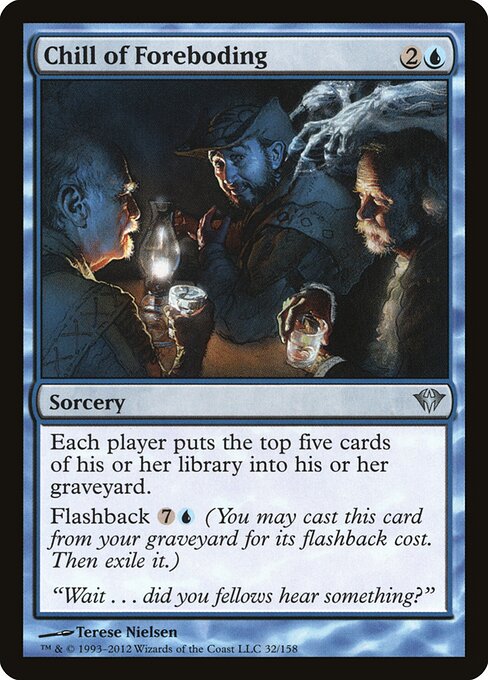 Chill of Foreboding - Dark Ascension Magic card