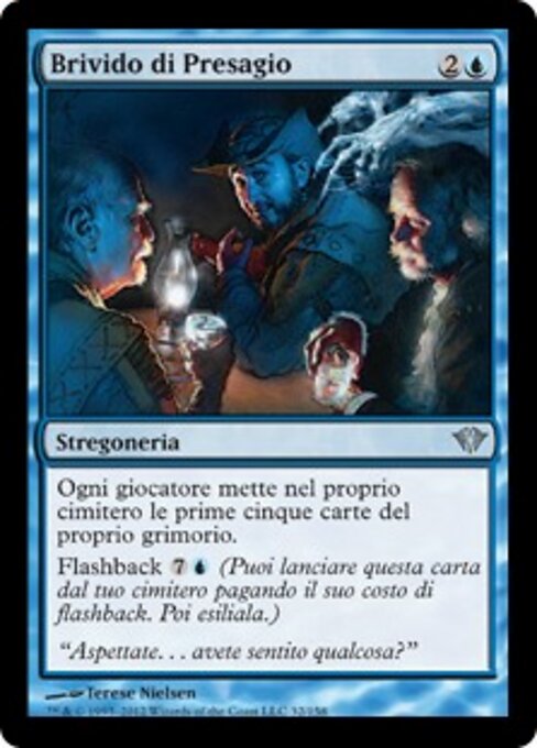 Brivido di Presagio (Chill of Foreboding) - Dark Ascension (#32) - Illustrated by Terese Nielsen - Magic: The Gathering Card