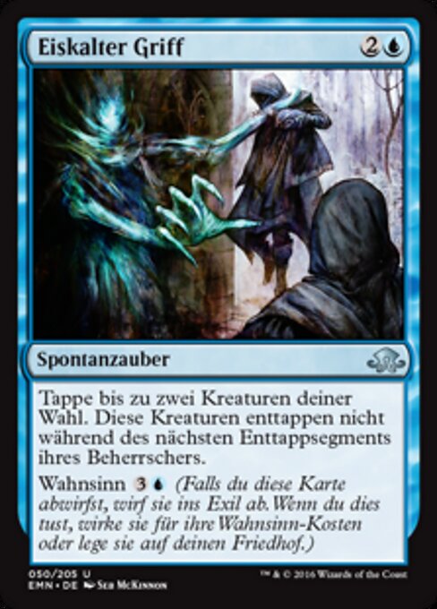 Eiskalter Griff (Chilling Grasp) - Eldritch Moon (#50) - Illustrated by Seb McKinnon - Magic: The Gathering Card
