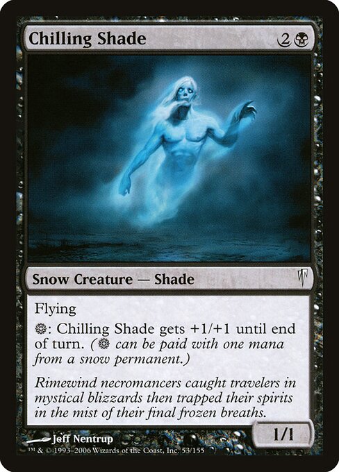 Chilling Shade - Coldsnap Magic card