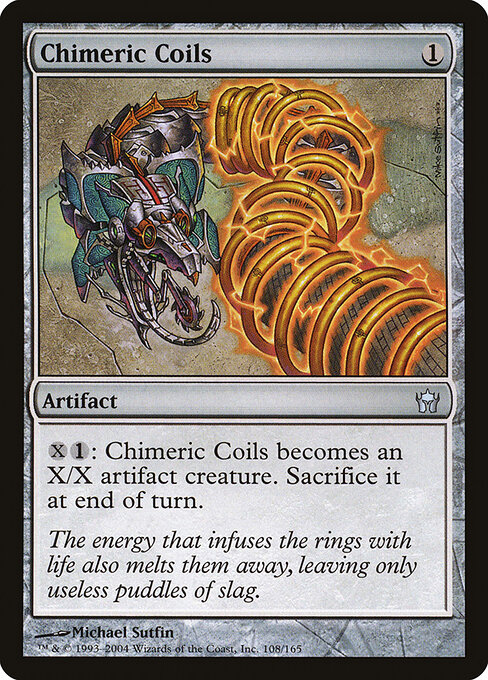 Chimeric Coils - Fifth Dawn Magic card