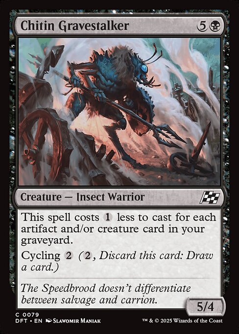Chitin Gravestalker - Aetherdrift Magic card