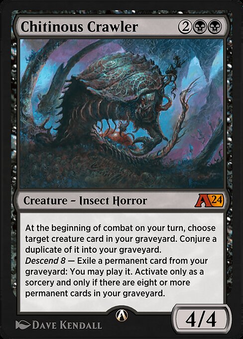 Chitinous Crawler - Alchemy: Ixalan (#9) - Illustrated by Dave Kendall - Magic: The Gathering Card