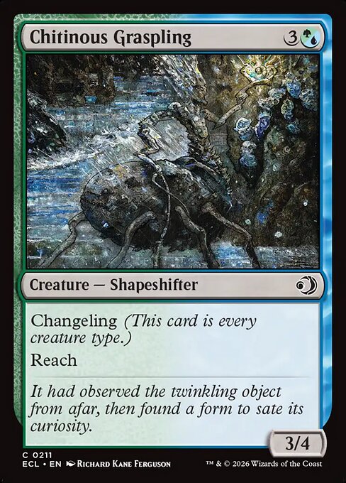Chitinous Graspling - Lorwyn Eclipsed Magic card