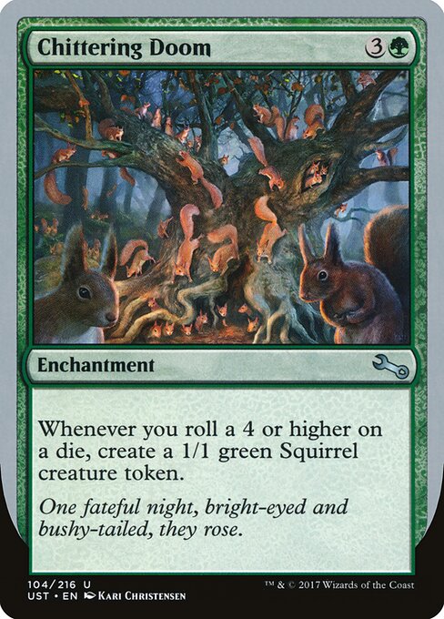 Chittering Doom - Unstable Magic card