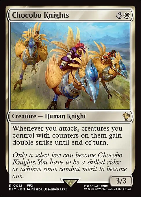 Chocobo Knights - Final Fantasy Commander Magic card